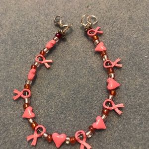 Breast cancer awareness bracelet